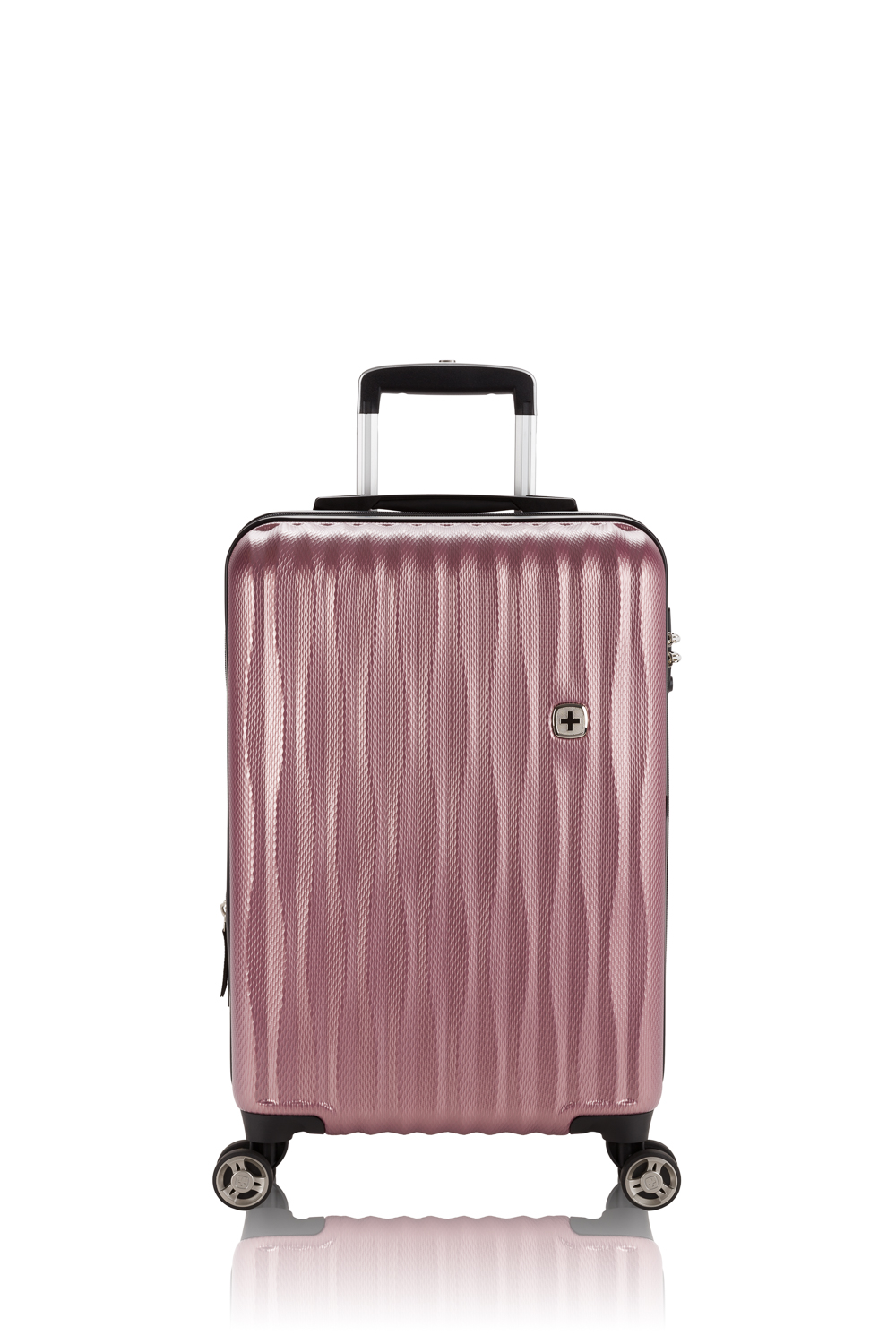 it pink hard shell suitcase