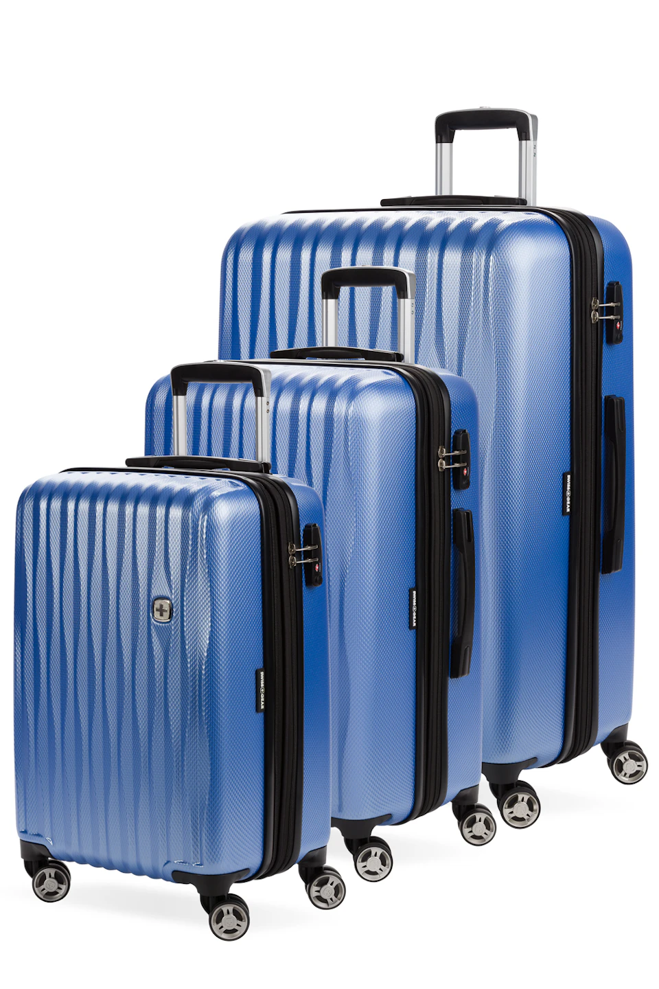 Swissgear 7272 Energie Expandable 3pc Hardside Spinner Luggage Set