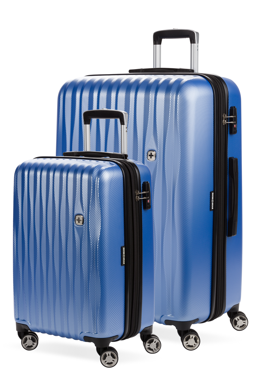 swissgear 7272 energie expandable 2pc hardside spinner luggage set