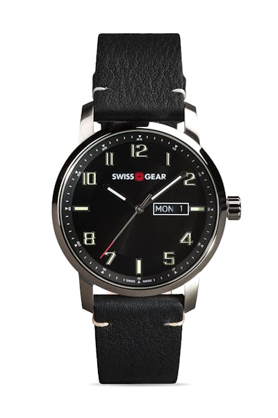 SWISSGEAR Legacy Watch - Black/Silver 