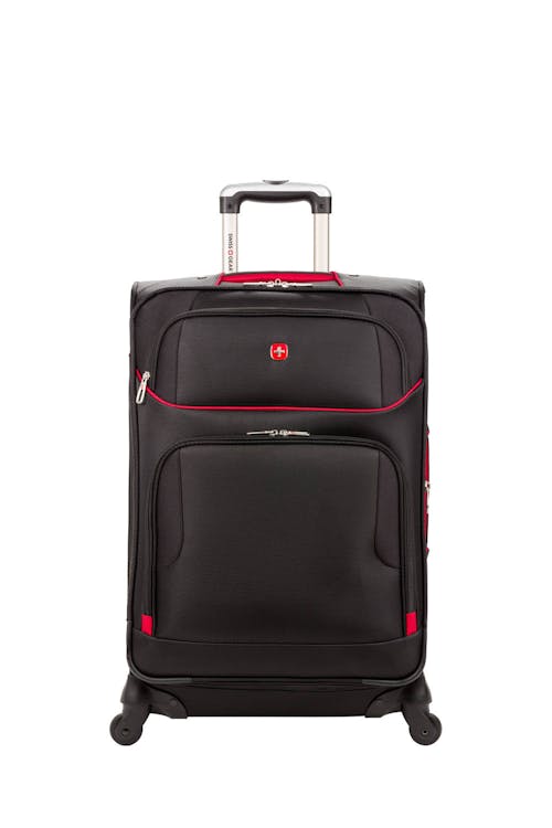 Swissgear 7317 24" Expandable Spinner Luggage Two front panel pockets