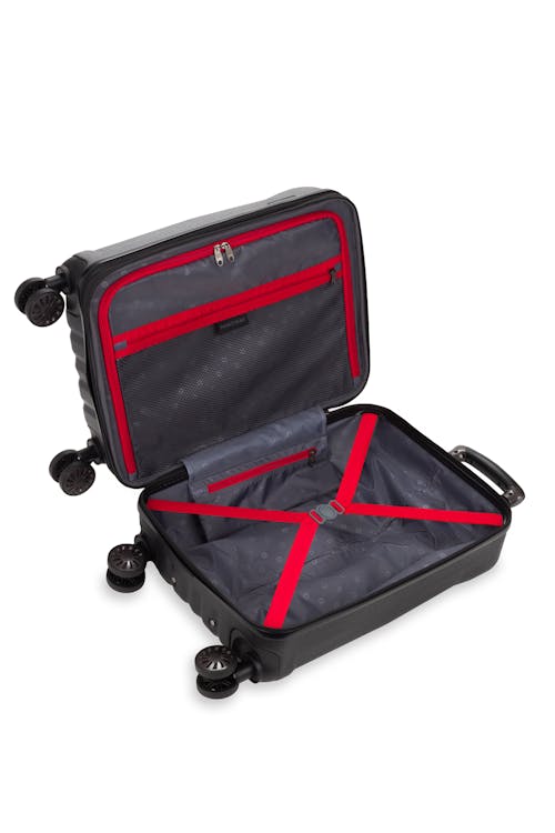 Swissgear 7330 19” Expandable Hardside Spinner Carry-On Luggage - Open View