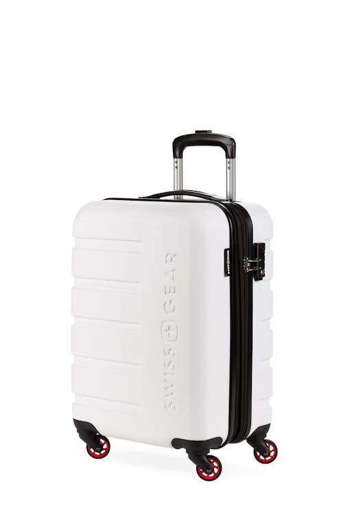 Swissgear 7366 18” Expandable Carry On Hardside Spinner Luggage - White