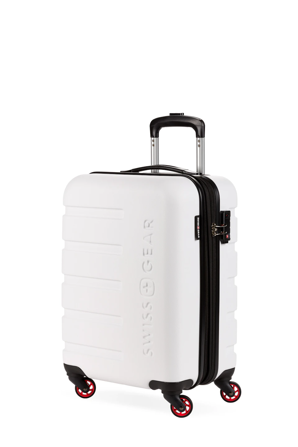 Swissgear 7366 18” Expandable Carry On Hardside Spinner Luggage White