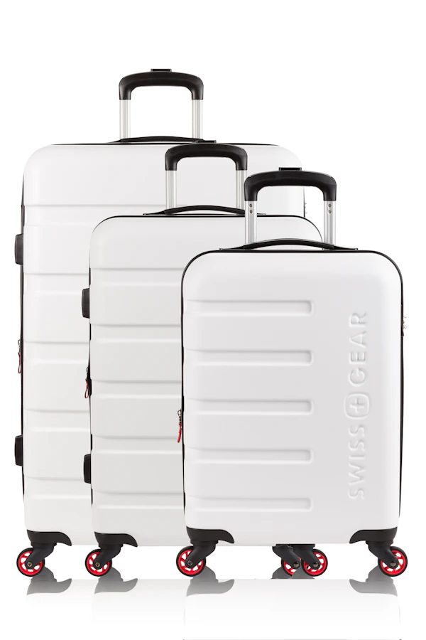 Swissgear 7366 18” Expandable Carry On Hardside Spinner Luggage White