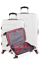 Swissgear 7366 Expandable 3pc Hardside Luggage Set - White