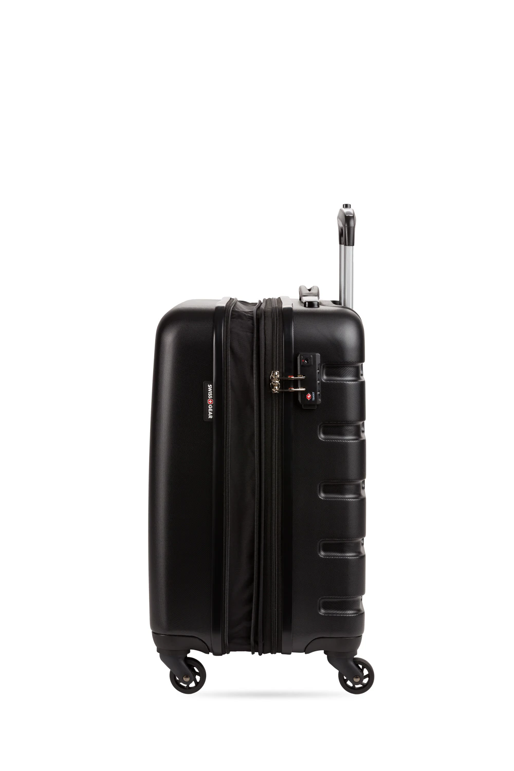 Swissgear 7366 18” Expandable Carry On Hardside Spinner Luggage Black