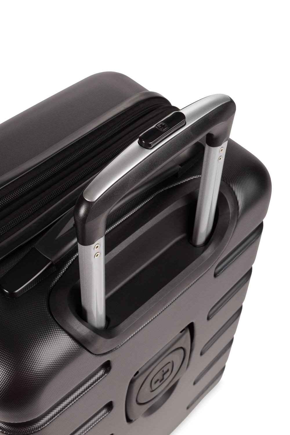 Swissgear 7366 18” Expandable Carry On Hardside Spinner Luggage Black