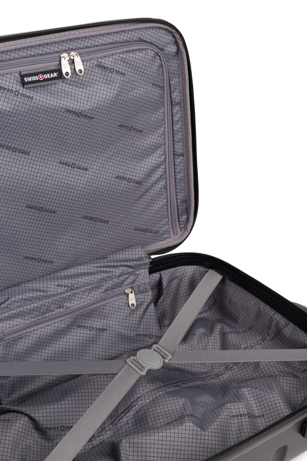 Swissgear 7366 18” Expandable Carry On Hardside Spinner Luggage Black