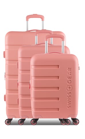 7366 Hardside Luggage Set Coral/Almond