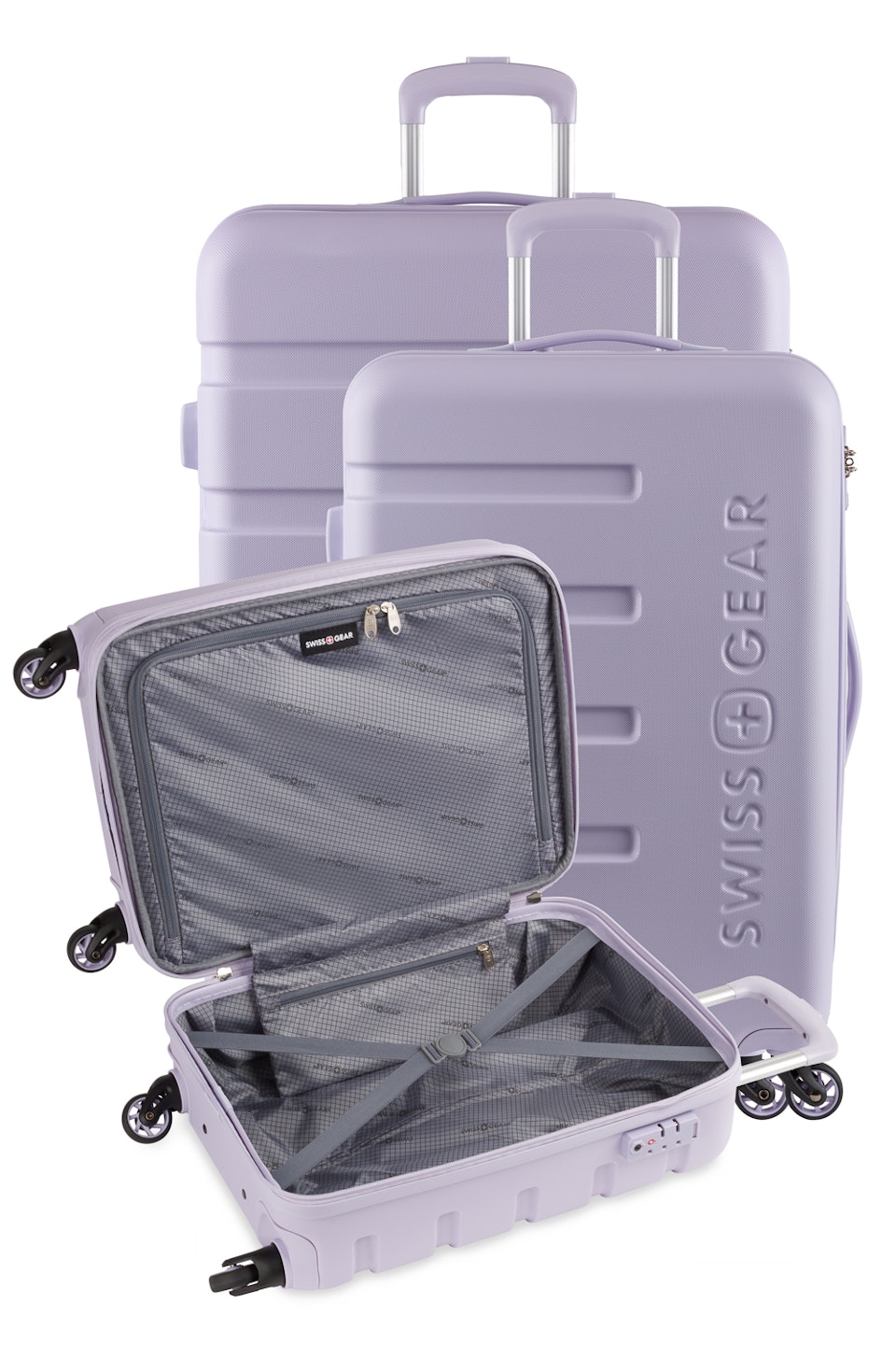SWISSGEAR 7366 Expandable 3pc Hardside Luggage Set Evening Haze