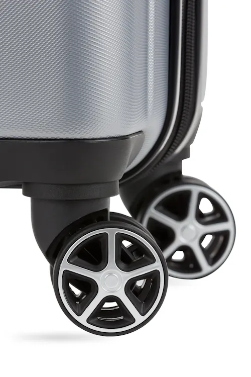 Swissgear 7585 Expandable 19 Hardside Carry On Spinner Luggage Silver