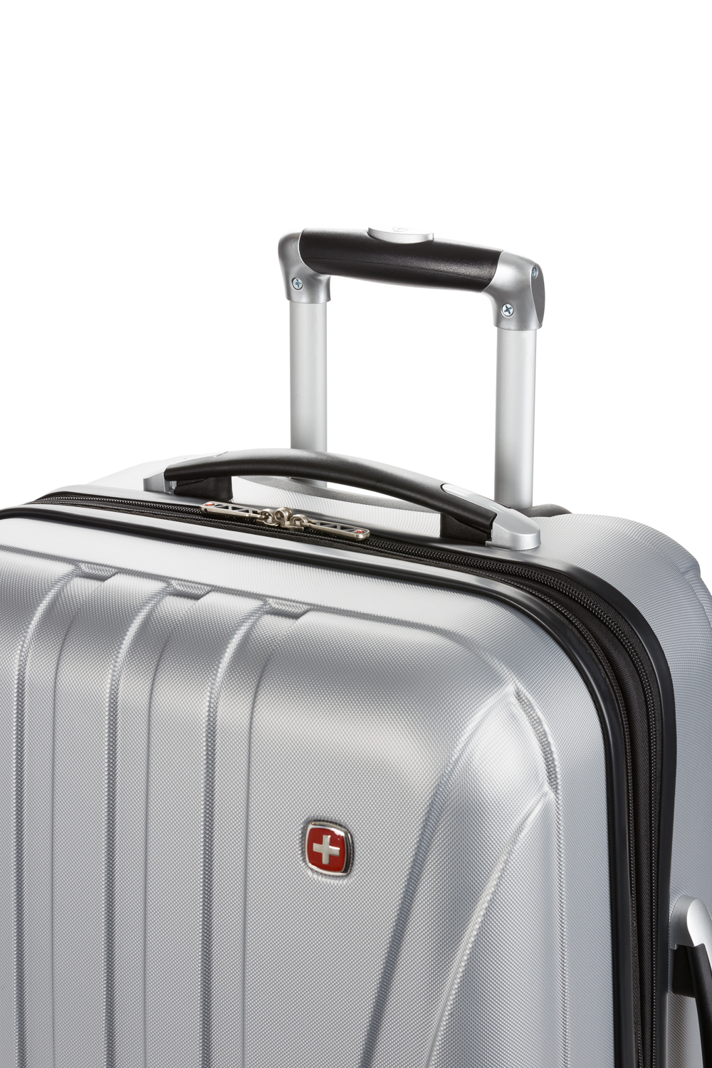 Swissgear 7585 Expandable 23 Hardside Spinner Luggage Silver