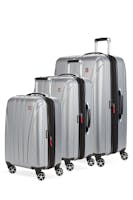 Swissgear 7585 Expandable 3pc Hardside Spinner Luggage Set 