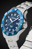 Wenger Seaforce Watch - Stainless Steel with Blue Dial and Stainless Steel Bracelet