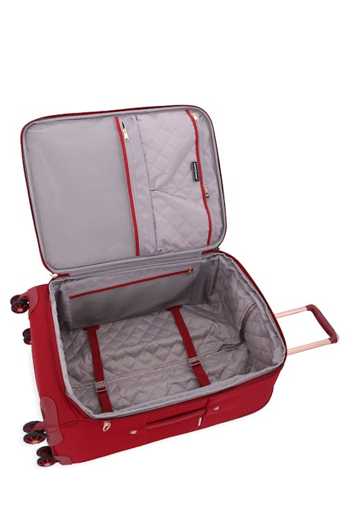 Swissgear 7636 24" Expandable Liteweight Luggage Two interior shoe pockets to keep gear organized