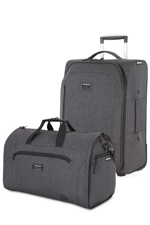 Swissgear 2PC Getaway Luggage Set - Heather Gray