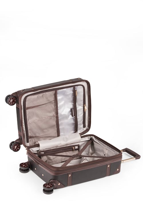  SwissGear 7739 Hardside Luggage Trunk with Spinner Wheels,  Blush, Carry-On 19-Inch