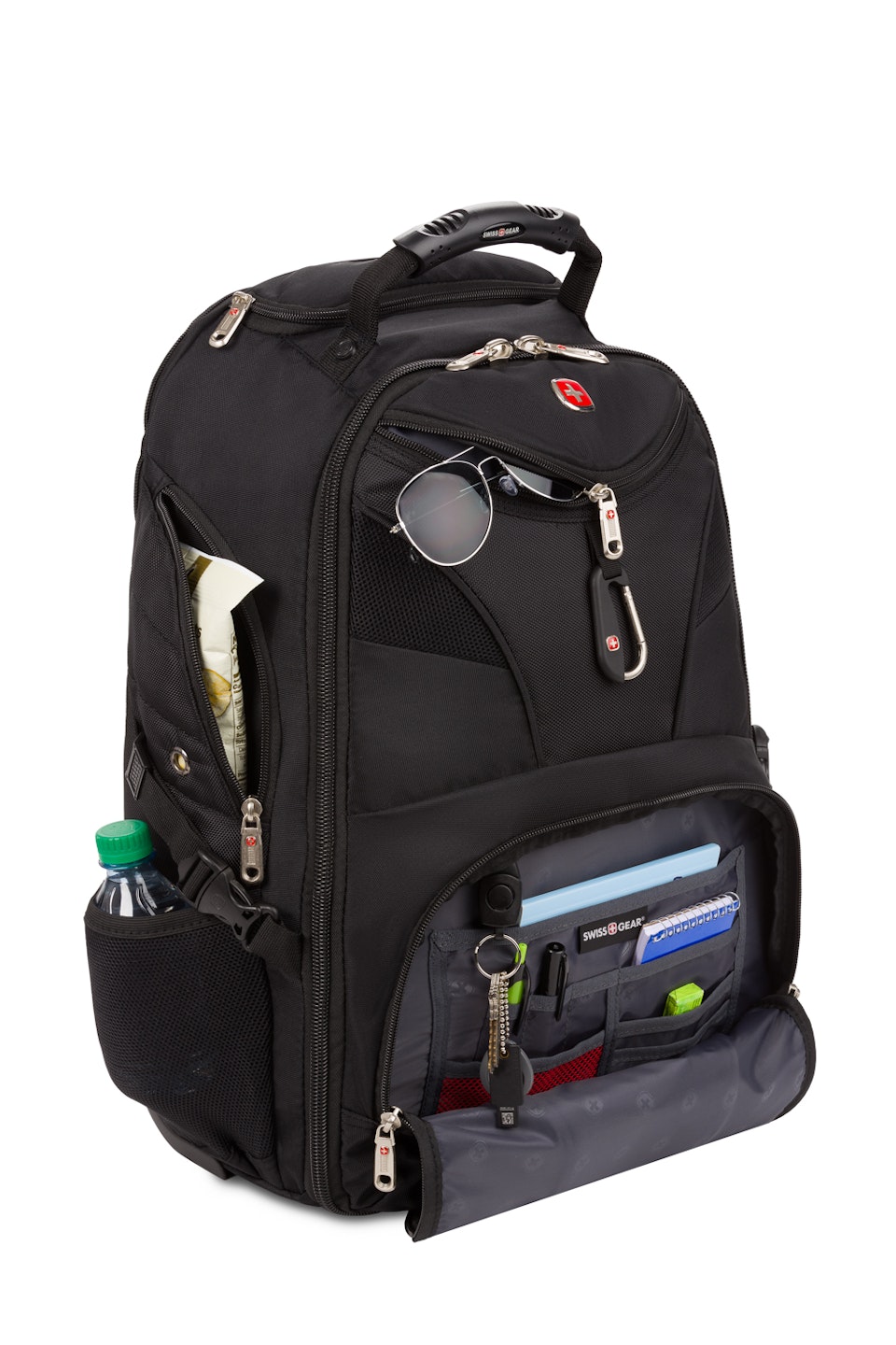 Swissgear 1900 Rolling Laptop Backpack Black Bag