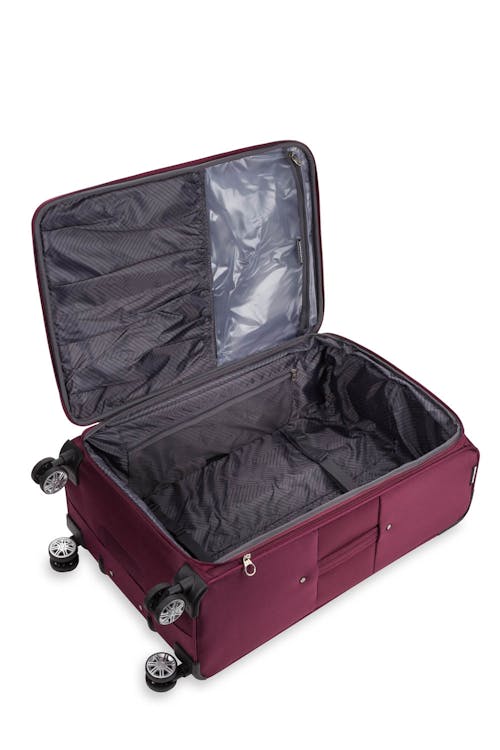 Swissgear 7768 Expandable 3pc Spinner Luggage Set - Burgundy