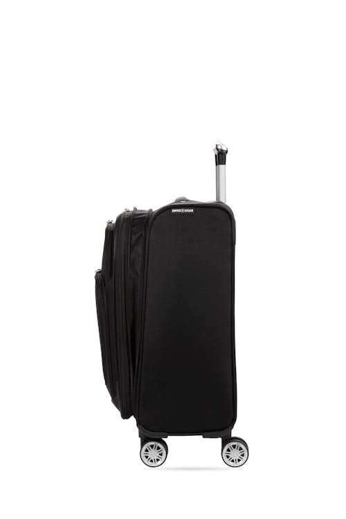 Swissgear 7768 20" Expandable Spinner Carry On Luggage - Black Expands for additional interior space