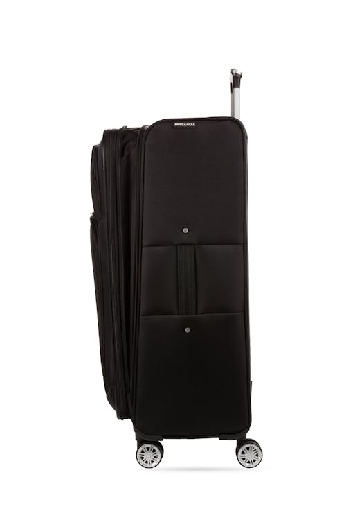 Swissgear 7768 Expandable 3pc Spinner Luggage Set - Black Expands for additional interior space