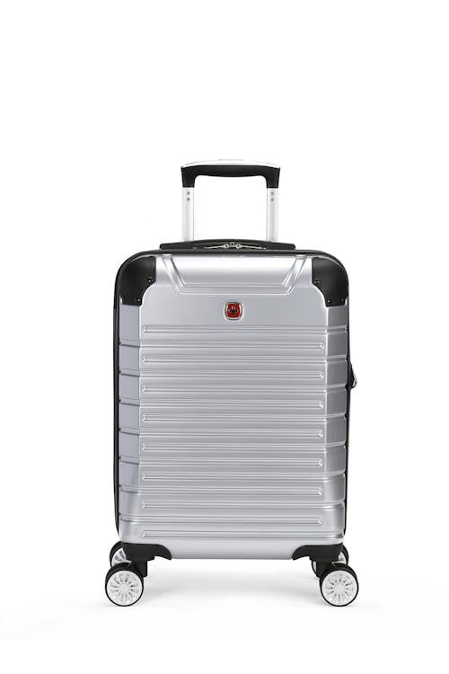 Swissgear 7782 18" Expandable Hardside Spinner Luggage plated exterior 