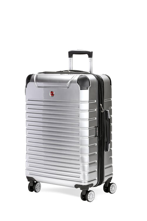 Swissgear 7782 23" Expandable Hardside Spinner Luggage - Silver