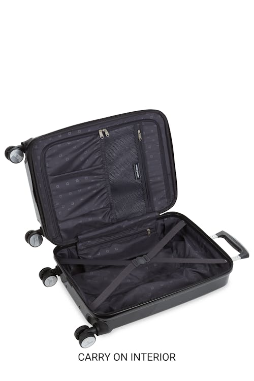 Swissgear 7786 Expandable 2pc Hardside Spinner Luggage Set Multiple zip accessory pocket