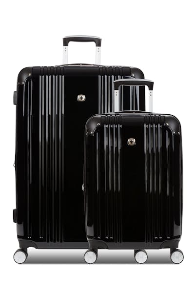 SWISSGEAR 7786 Expandable 2pc Hardside Spinner Luggage Set - Black
