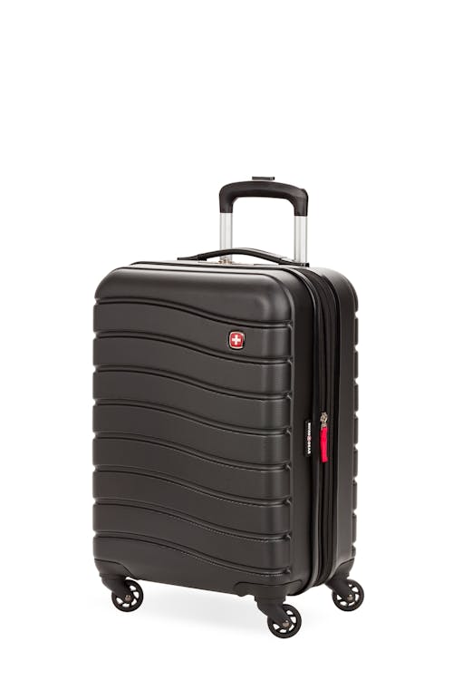 Swissgear 7790 18" Expandable Carry On Hardside Spinner Luggage - Black