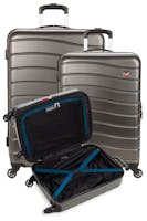 Swissgear 7790 Expandable Hardside Spinner 3pc Luggage Set - Gray