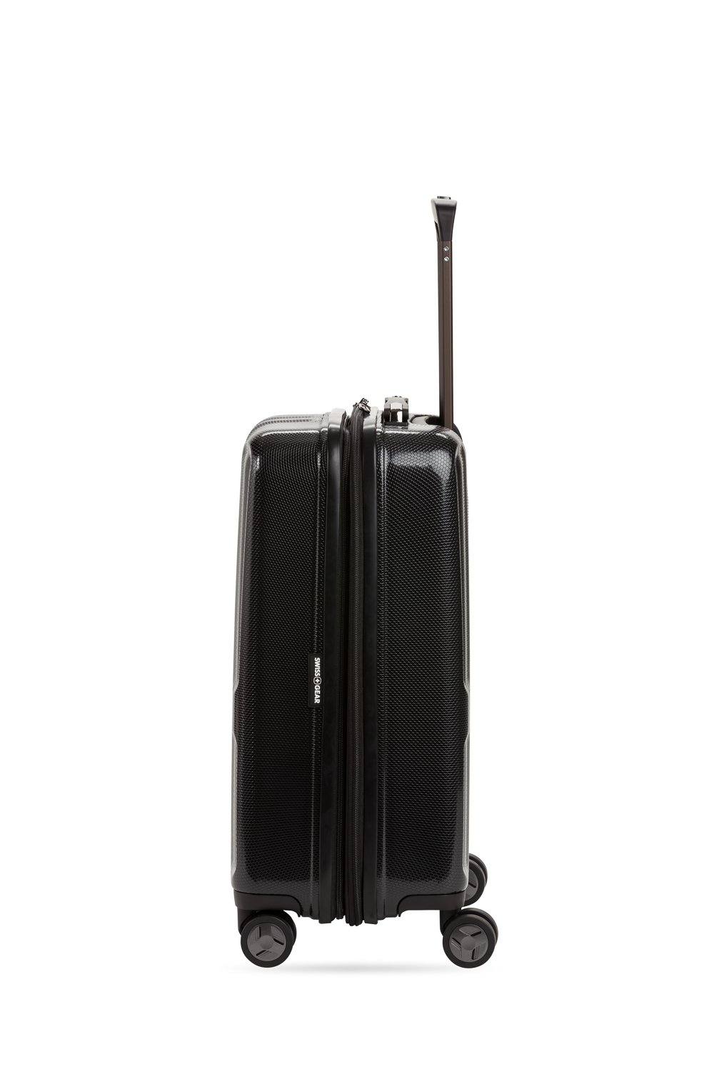 luggage with metal zippers