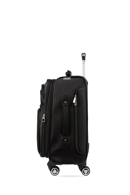 Wenger Identity Expandable Laptop Carry On Spinner Luggage Black