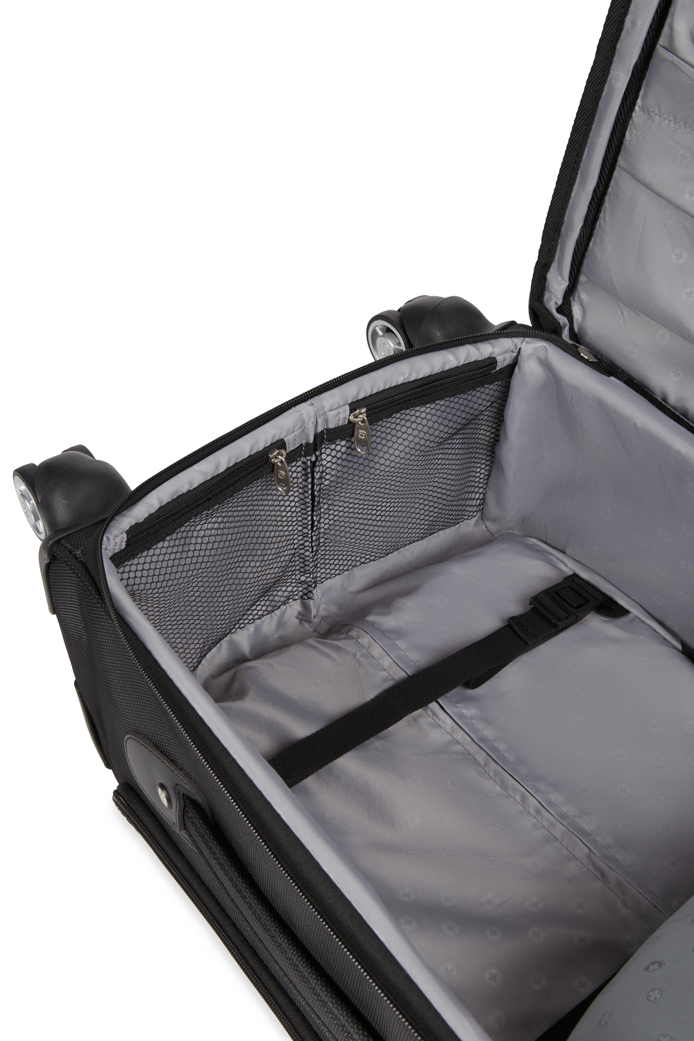 Wenger Identity Expandable Laptop Carry On Spinner Luggage Black