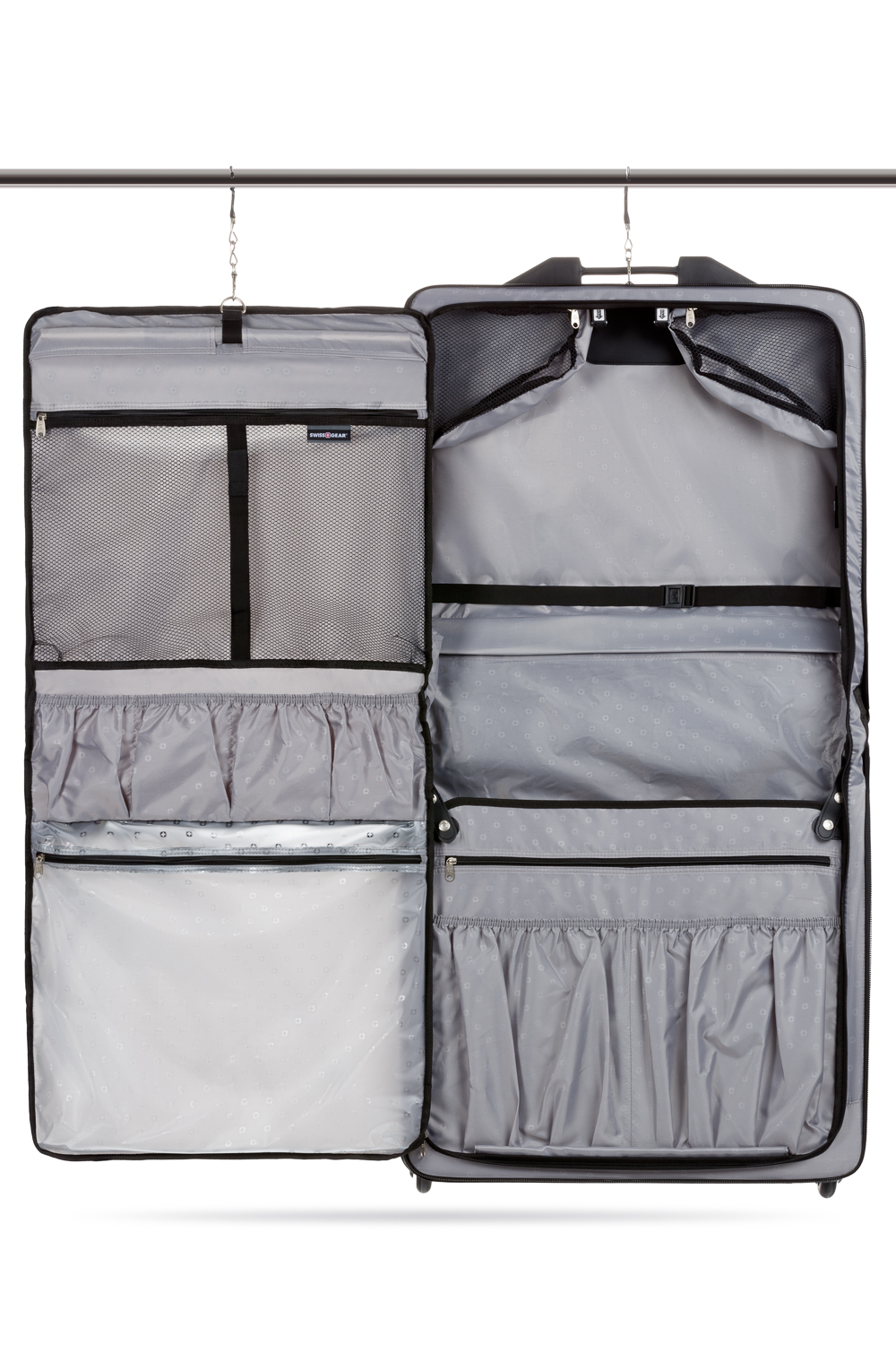 Swissgear 7895 Full Sized Wheeled Garment Bag Gray Heather