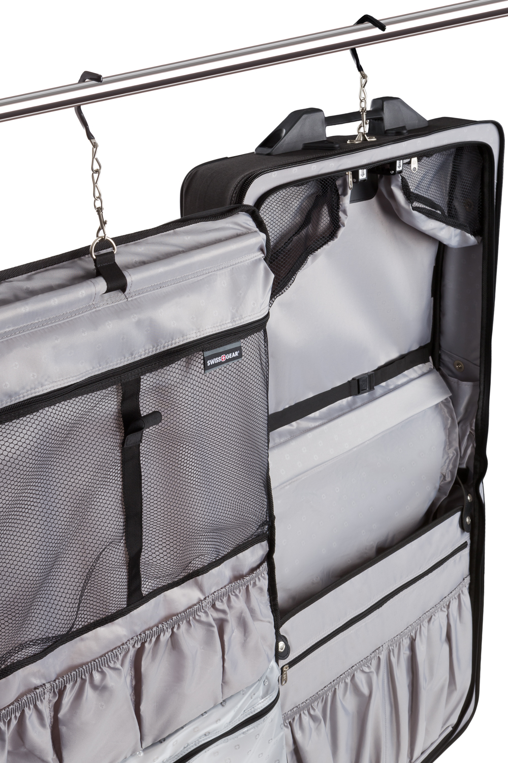 Swissgear 7895 Full Sized Wheeled Garment Bag Gray Heather
