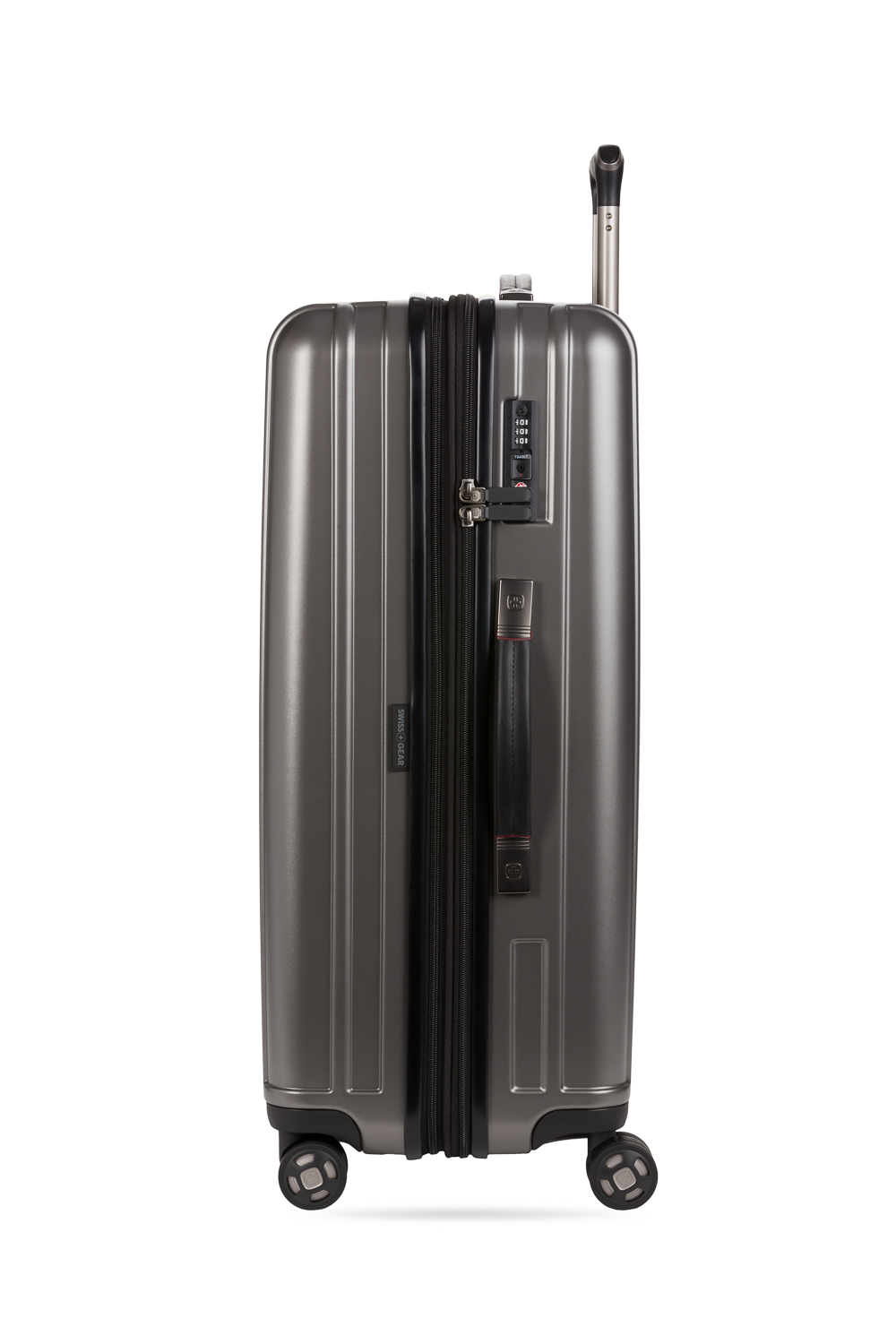 Swissgear 7910 Expandable 2pc Hardside Spinner Luggage Set - Gun Metal