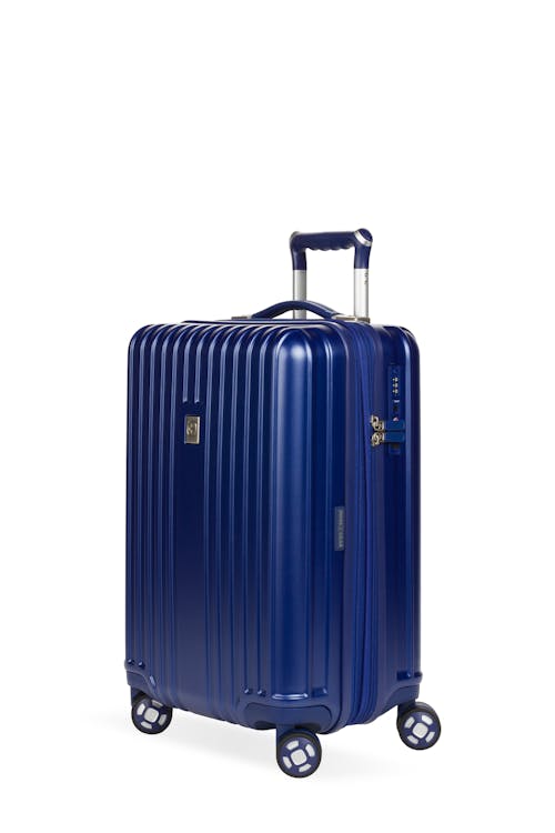 Swissgear 7910 20" USB Expandable Carry On Hardside Spinner Luggage - Sodalite Blue
