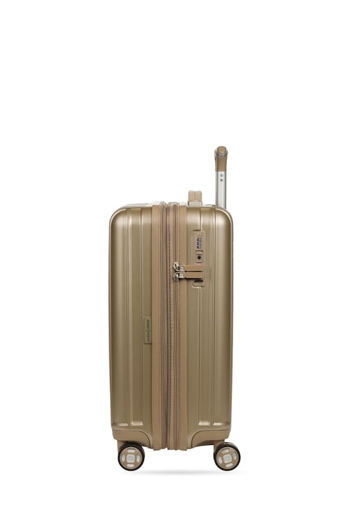 Swissgear 7910 20" USB Expandable Carry On Hardside Spinner Luggage - Golden Sand