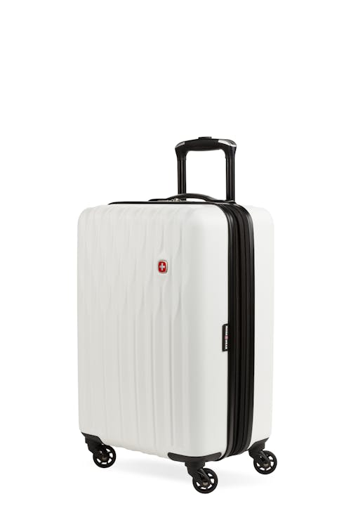 Swissgear 8018 20" Expandable Carry On Spinner Luggage - Egret
