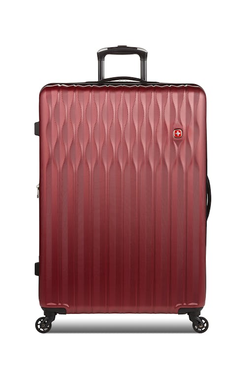 Swissgear 8018 27 Expandable Hardside Spinner Luggage Wine Red