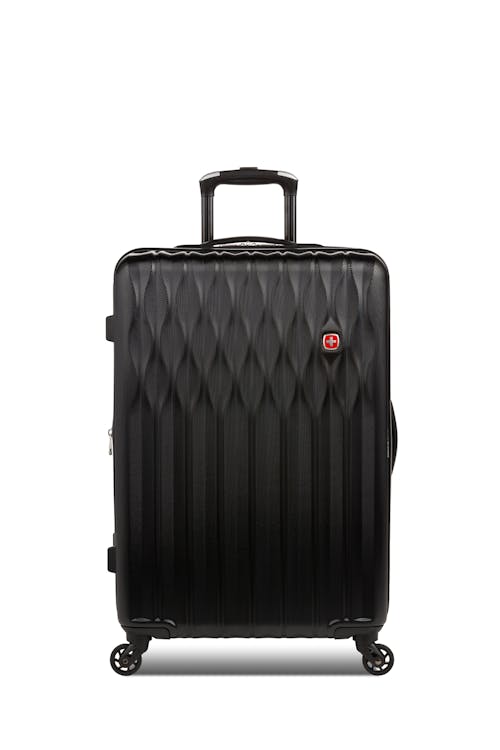 Swissgear 8018 Expandable Hardside Spinner 3PC Luggage Set - Black