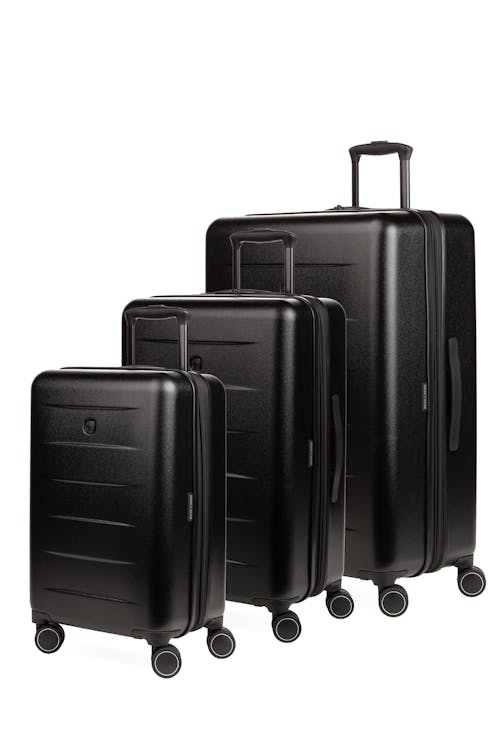 Swissgear 8020 Expandable 3pc Hardside Spinner Luggage Set 