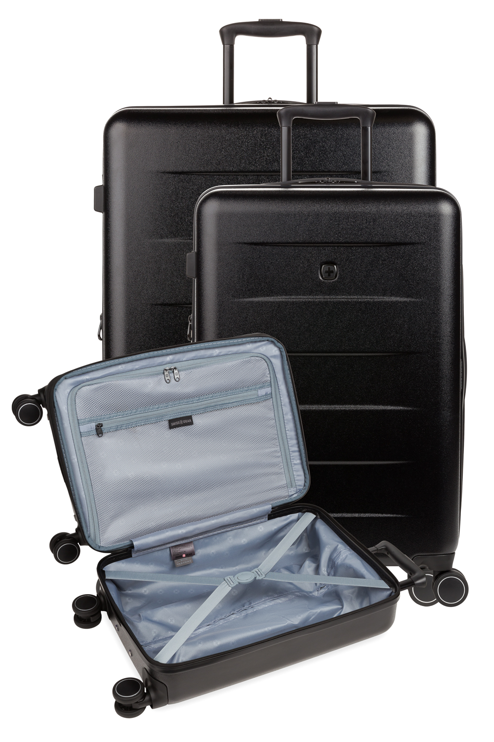 Swissgear 8020 Expandable 3pc Hardside Spinner Luggage Set