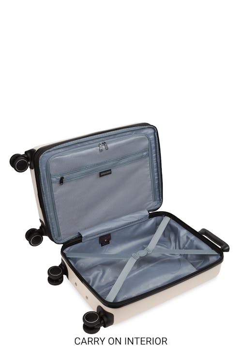 Swissgear 8020 Expandable Hardside Spinner 3pc Luggage Set Cream