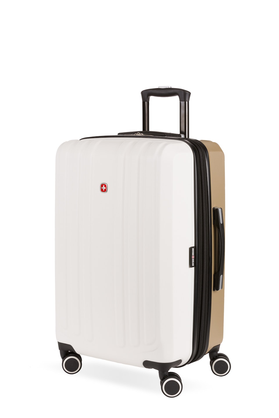 Swissgear 8028 24 Expandable Hardside Spinner Luggage ivory/Taupe