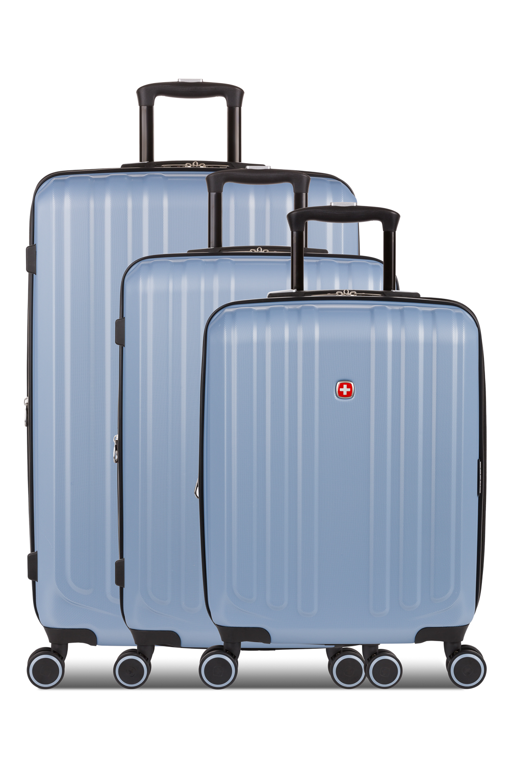 Swissgear 8028 Expandable Hardside Spinner 3pc Luggage Set