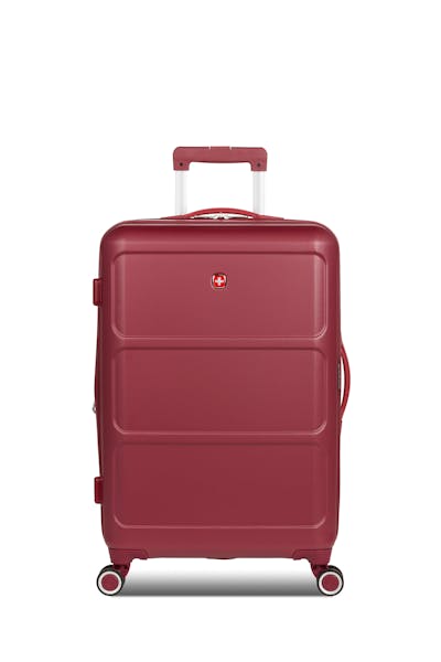 SWISSGEAR 8090 24" Expandable Hardside Spinner Luggage - Burgundy