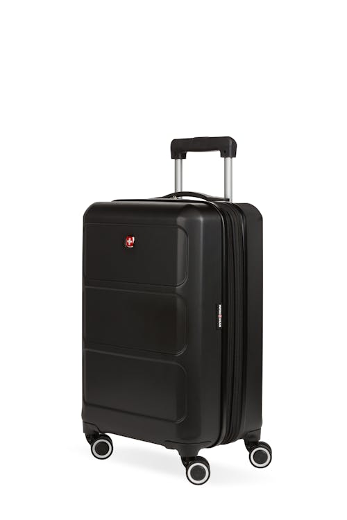 Swissgear 8090 20" Expandable Hardside Spinner Luggage Carry On - Black
